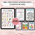4000+ Preschool Kindergarten Learning Bundle