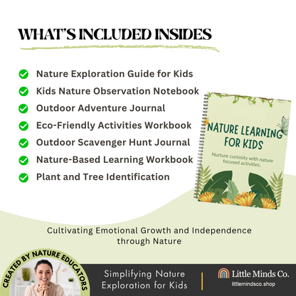 Kids Nature Exploration Workbook