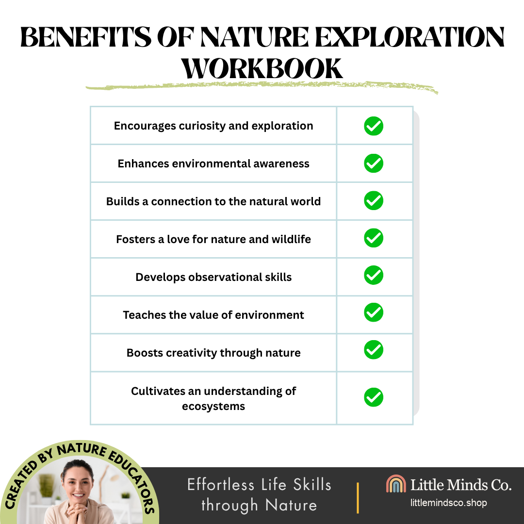 Kids Nature Exploration Workbook