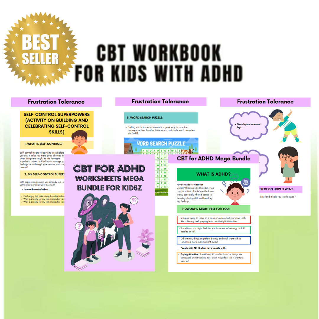 CBT Workbook for Kids with ADHD